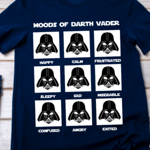 The Many Moods of the Dark Lord – Funny Sci-Fi Villain T-Shirt Classic T-Shirt