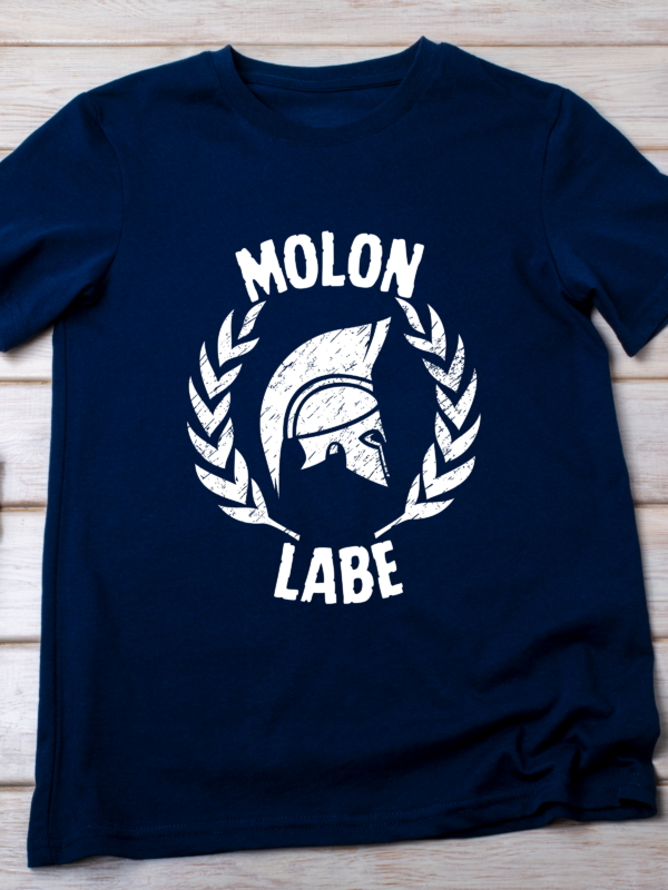 Molon Labe – Spartan Helmet Battle Ready Tee Classic T-Shirt