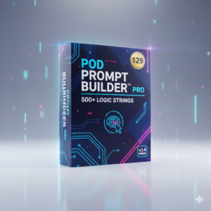 POD Prompt Builder PRO Software for Midjourney and DALL-E 3 Stickers and Shirts” This helps you show up in Google Image Search, which is where many POD sellers look for inspiration!